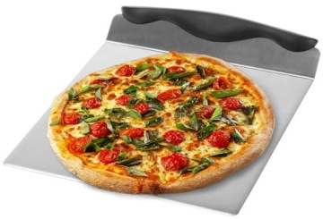 Kuchenna łopatka do pizzy ciasta popychacz z plastkiowym uchwytem