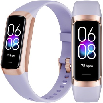 SMARTBAND ZEGAREK DAMSKI AMOLED PULS SPORT FIT