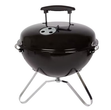 ПОРТАТИВНЫЙ САДОВЫЙ УГОЛЬНЫЙ ГРИЛЬ С КРЫШКОЙ