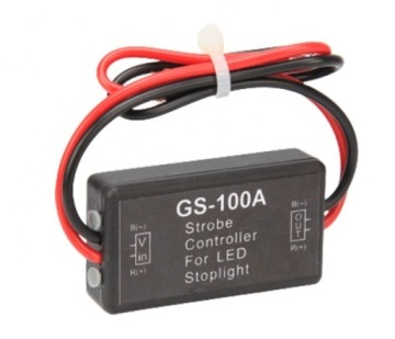 КОНТРОЛЛЕР KOTROLER СТРОБОСКОП МИГАЮЩИЙ СВЕТОДИОДНЫЙ СТОП-СИГНАЛ GS-100A
