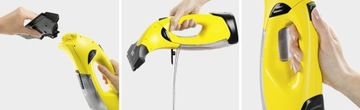 Karcher WV 2 Plus Ракель для мытья окон + жидкость RM 503, 2 моющих салфетки