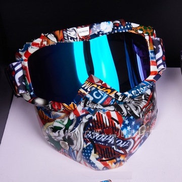 MASKA GOGLE OKULARY CROSS MOTOCYKLA ROWERU QUADA