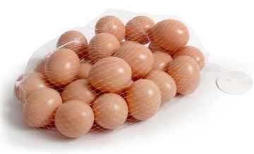 JAJA jajka podkładowe DUŻE KURA 25 SZT brązowe