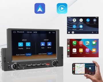 АВТОМОБИЛЬНЫЙ РАДИО 1 DIN USB СЕНСОРНЫЙ CARPLAY
