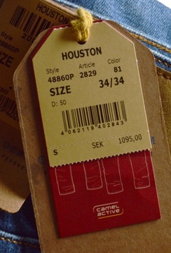 Camel Active Houston spodnie jeans zwężane W34 L34