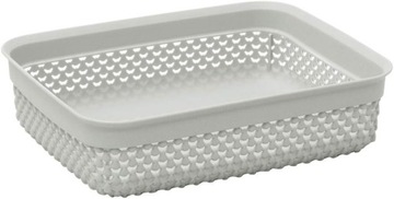Plastikowy koszyk do przechowywania w kropli, 2,2 l, 7 x 25 x 20 cm w przyb