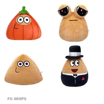 POU MASKOTKA PLUSZOWA PLUSH PLUSZAK MÓJ ZWIERZAK KOSMITA MIĘKKI 4SZT