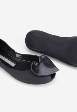 ЖЕНСКИЕ РЕЗИНОВЫЕ БАЛЕТКИ MELISKI, ЧЕРНЫЕ