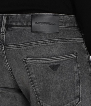 EMPORIO ARMANI jeansy j06 | Slim Fit grafitowy