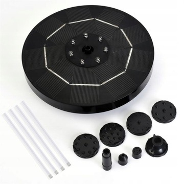 Solar Water Fountain Colorful LED Solar Water Foun