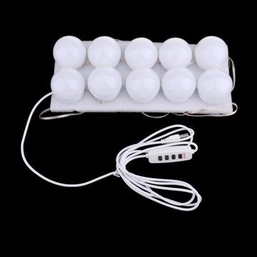 USB-тумба для ванной комнаты, 10 лампочек 45x45x49 мм