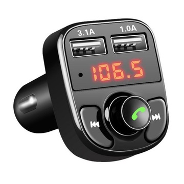 АУДИОПЕРЕДАТЧИК BLUETOOTH УСТРОЙСТВО ДЛЯ БЫСТРОЙ ЗАРЯДКИ FM-ПЕРЕДАТЧИК