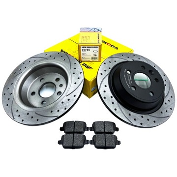 Tarcze Klocki MIKODA GT Ford Mondeo MK4 IV 4 Tył