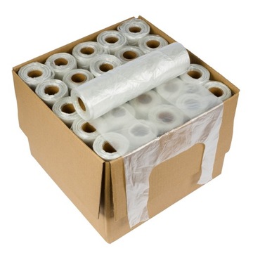Reklamówki zrywki karton 5kg 21x41 25rolek x 100