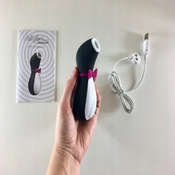 STYMULATOR MASAŻER ŁECHTACZKI WIBRATOR PINGWINEK