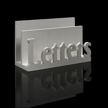 drewniany listownik na biurko ,,letters'' 16×7×10cm