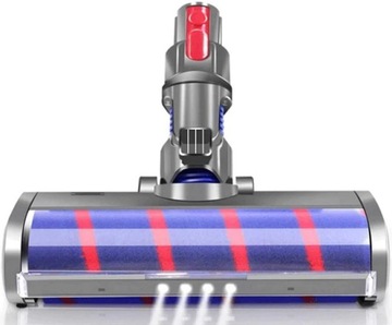 Turboszczotka LED SOFT ROLLER do DYSON V7 V8 V10 V11 V15 ELEKTROSZCZOTKA