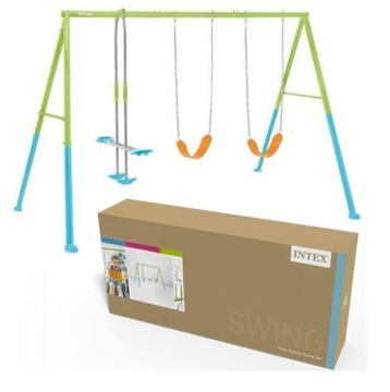 INTEX 44121 HUŚTAWKA OGRODOWA 323x235x200cm PLAC ZABAW DLA DZIECI