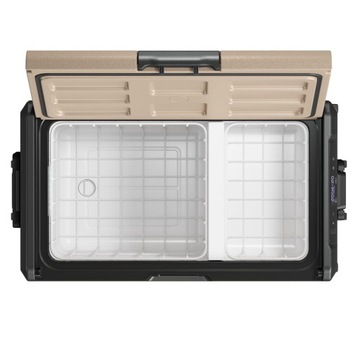 LODÓWKA TURYSTYCZNA KOMPRESOROWA YOLCO TCX50 Sand 52L DUAL ZONE NA CAMPING