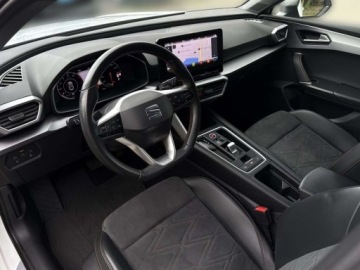 Seat Leon IV Sportstourer 1.5 eTSI (MHEV) 150KM 2021 Seat Leon eTSI 150KM FR Nawigacja KESSY El. drzwi bagaznika ACC ASO, zdjęcie 10