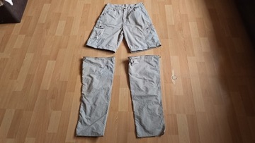 SPODNIE FUNKCYJNE 2W1 FJALLRAVEN ODPINANE NOGAWKI STAN IDEALNY