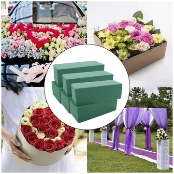 6 пенопластовых блоков Florist Florist для компоновки свежесрезанных цветов