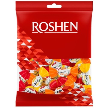 Roshen Juice cukierki landrynki z nadzieniem 1kg