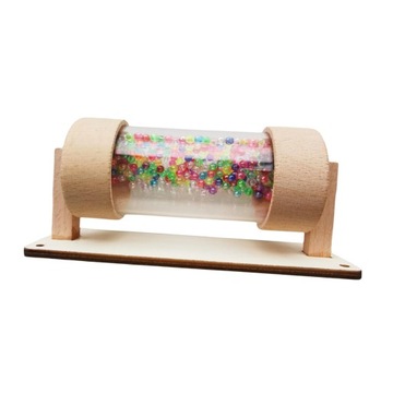 Drewniana zabawka Rainmaker dla dzieci Zabawka sensoryczna Zabawki Montessori Rainstick Shaker