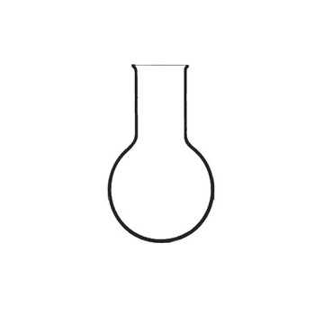 Kolba okrągłodenna 500 ml szeroka szyja
