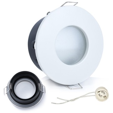 Oprawa oczko metalowe LED do sufitu + gniazdo GU10