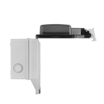 РОЗЕТКА НАКЛАДНАЯ НАРУЖНАЯ, 230 В, ГЕРМЕТИЧНАЯ IP66, С ЗАЗЕМЛЕНИЕМ