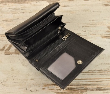 КОШЕЛЕК ЭЛЕГАНТНЫЙ женский кожаный -CAVALDI- №16м бл.