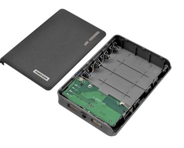 OBUDOWA POWER BANK 4x 18650 2x USB + MICRO USB