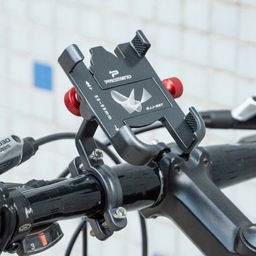Алюминиевый велосипедный держатель на 360° для телефона, руля, велосипеда, мотороллера