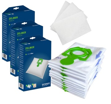 12x WORKI DO ODKURZACZA ZELMER 49.4100 SYRIUS COBRA II ZMB01K
