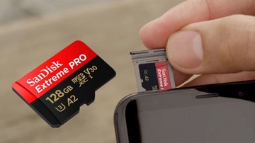 КАРТА ПАМЯТИ SANDISK EXTREME PRO MICROSDHC ДЛЯ КАМЕРЫ ТЕЛЕФОНА, ДРОНА, 128 ГБ