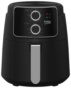Frytkownica beztłuszczowa z pokrętłami Beko FRL2242B 1500W Timer Czarna