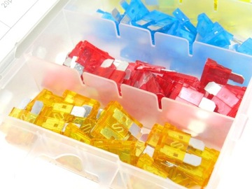 НАБОР АВТОМОБИЛЬНЫХ ПРЕДОХРАНИТЕЛЕЙ 120ШТ 5А - 30А