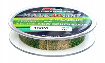 3D LINE 0,28 ММ 12,86 кг КАМУФЛЯЖ150 ТОНУЩИЙ