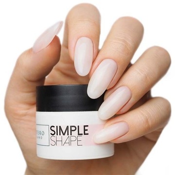 СТРОИТЕЛЬНЫЙ ГЕЛЬ для ногтей Simple Shape Milky White Mistero Milano 50г 2064/50