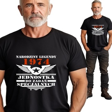 Koszulka na 50 Urodziny Prezent Urodzinowy Narodziny Legendy 40 60 lat 3XL