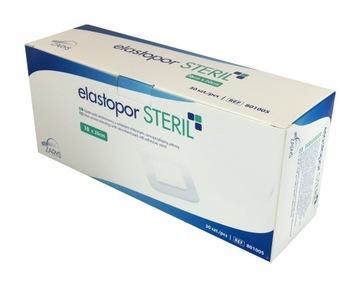 ELASTOPOR STERIL opatrunek jałowy 10 x 20cm 25szt