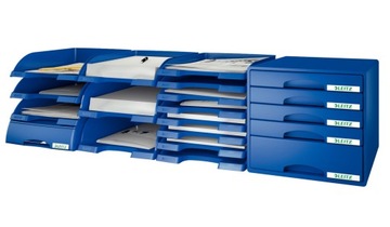 Klasyczna Półka na Dokumenty PLUS SLIM Czerwona