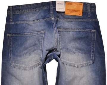 JACK AND JONES spodnie STRAIGHT jeans NICK _ W32 L32