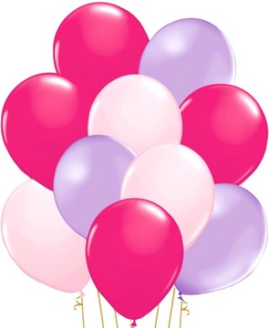 BALONY LATEKSOWE PASTELOWE 30CM MIX KOLORÓW-10 SZTUK-GB-07