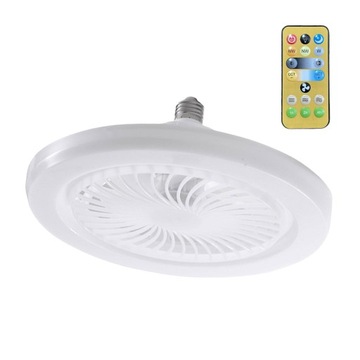 Wentylator sufitowy 3 regulowane biegi Wentylator LED Lampa Wentylator sufitowy z ciepłym światłem