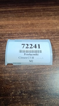CITROEN C5 III KOMBI PŘEPÍNAČ RUČNÍ 96617671ZD