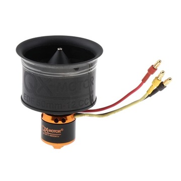 1 szt. Wentylator kanałowy 50mm 12 ostrzy QF2611 do modelu RC CCW