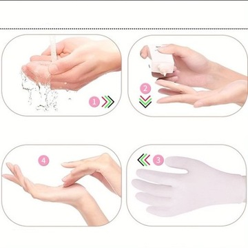 Rękawiczki bawełniane kosmetyczne do pielęgnacji dłoni na noc AZS EGZEMA