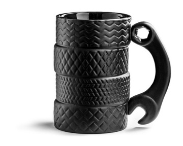 KUBEK OPONY CERAMICZNY Z KLUCZEM DLA KIEROWCY450ML